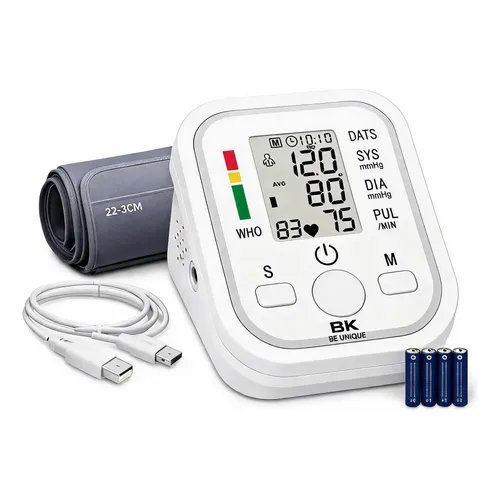 Aparelho Medidor De Pressão Arteria Digital Automático Braço Branco
