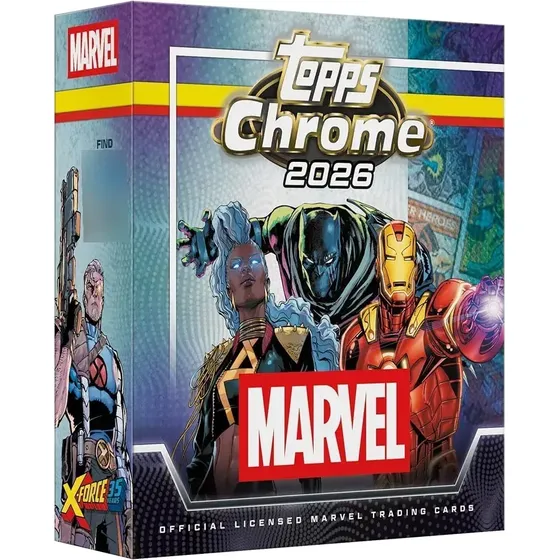 Topps: Marvel Comics Chrome 2026 - Mega Box Inglês Marvel Inglês