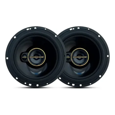Par De Alto Falante Hurricane Triaxial Aurum A6t 240w Preto