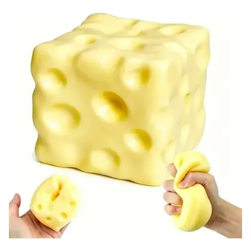 Squishy Cubo De Queijo Macio Antiestresse