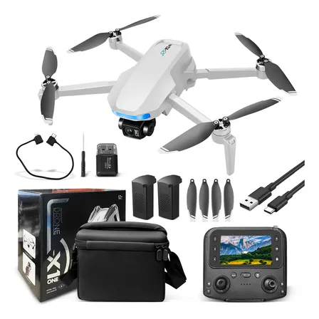 Drone S-x1 Profissional Câmera4k Gps Gimbal 3eixos 2baterias Branco