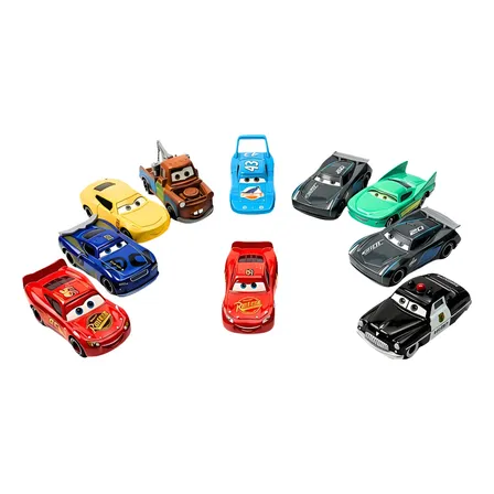 Kit 10 Carrinhos Metálico Relâmpago Mcqueen Carros 3 O Filme Variado