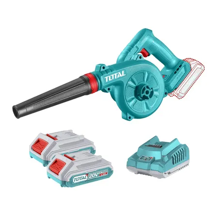 Soprador De Folhas Industrial Sem Fio Total De 20 V, Jardina Azul-turquesa