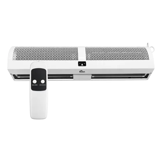 Cortina De Ar 120cm Kian 160w Branca 220v + Controle Remoto