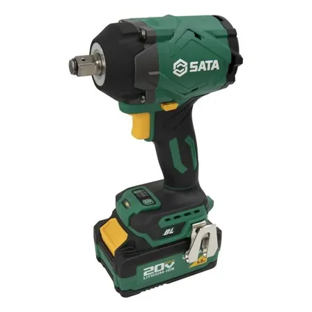 Chave De Impacto 1/2 20v Brushless 600nm Sata St151074 Verde 20v