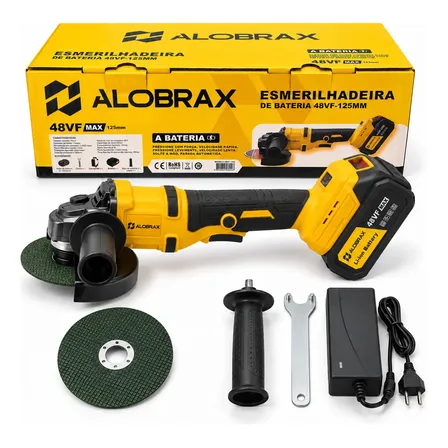 Esmerilhadeira Angular Sem Fio 48vf 125mm Brushless 2 Discos