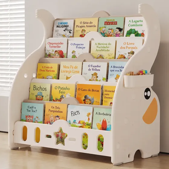 Organizador Livros Infantil Nicho Prateleira Montessori