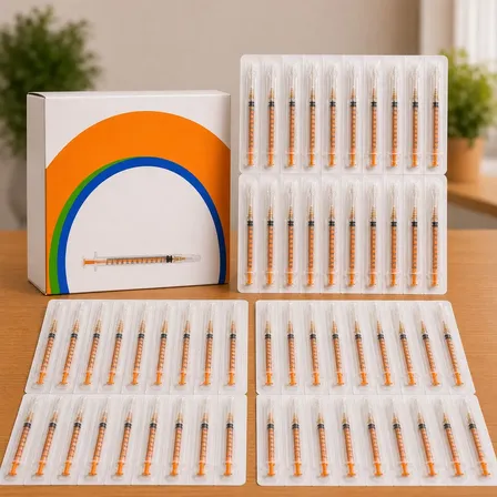 Kit 50 Seringas Insulina 1ml Agulha Removivel 13x045mounjaro