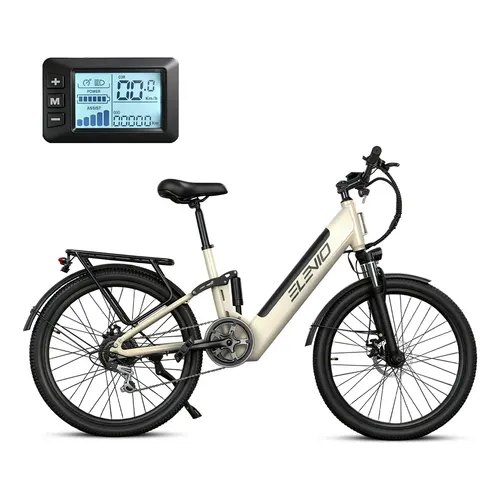 Bicicleta Elétrica Aro 26, 350 W Com Bateria Removível