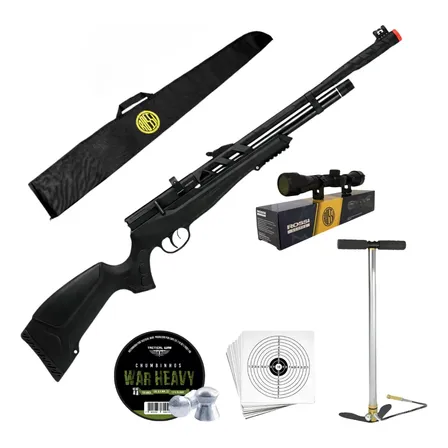Carabina De Pressão Beeman Pcp 1320 Raider Polímero 5,5mm Preto 5.5 Mm