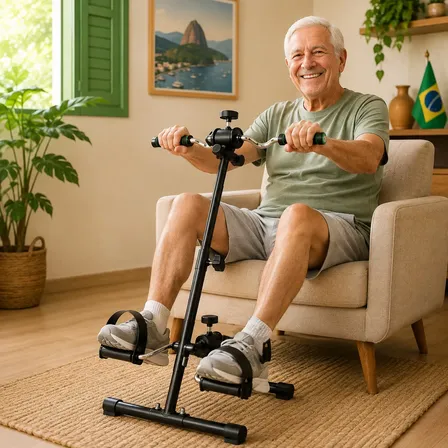 Mini Bicicleta Ergométrica Portátil Fisioterapia Pedalinho