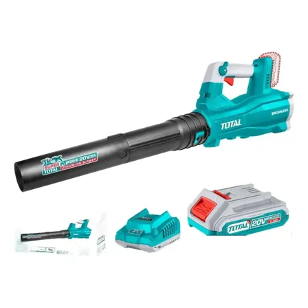 Soprador De Folhas Total 20v Industrial+bat+carregador Azul-petróleo 127v