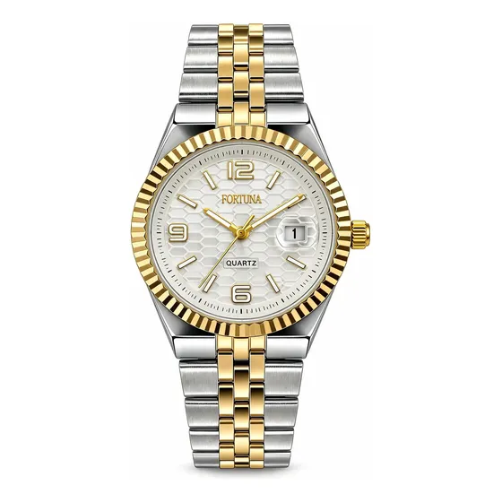 Relógio De Pulso Masculino Fortuna Quartz Minimalista Luxo