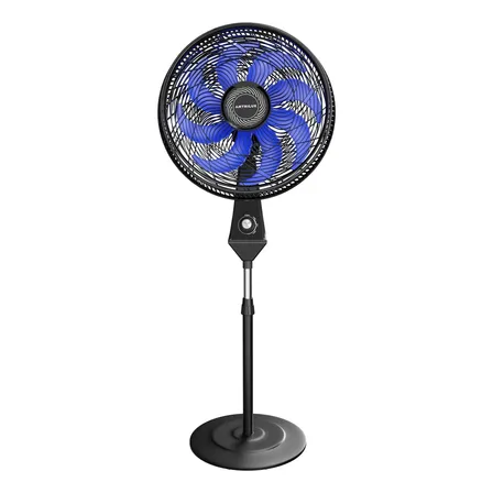 Ventilador De Coluna Artrilux Turbo Silencioso 8 Pás 50cm Az 50 Cm 60 Preto 127v Azul Plástico 8