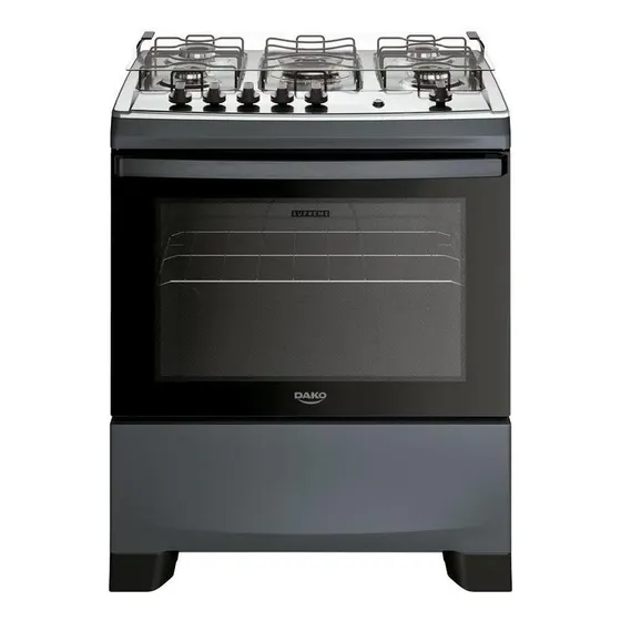 Fogão 5 Bocas Dako Titanium Supreme Tc