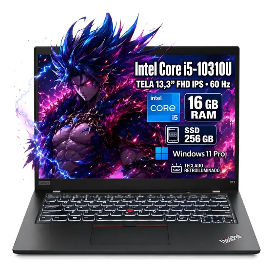Notebook Lenovo Thinkpad X13 G1 Core I5 16gb Ram 256gb Ssd (Recondicionado)