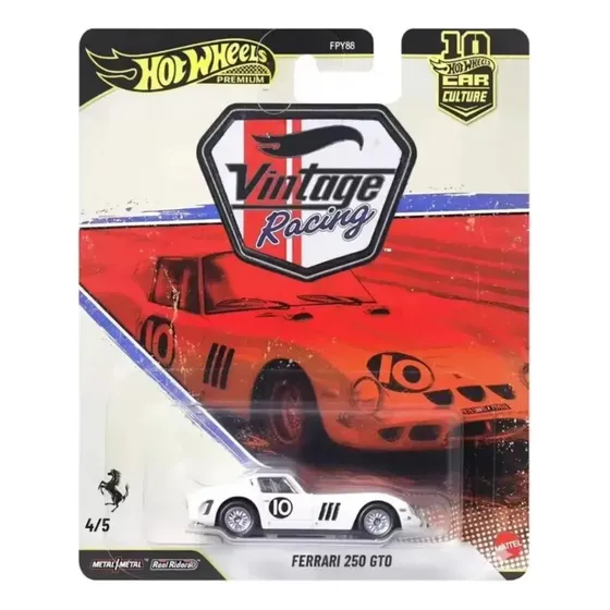 Q Miniatura Ferrari 250 Gto Coleção Vintage Fundida T