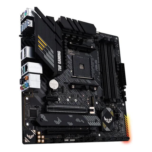 Placa Mãe Asus Tuf B550m-plus, Ddr4, Am4, Matx, B550