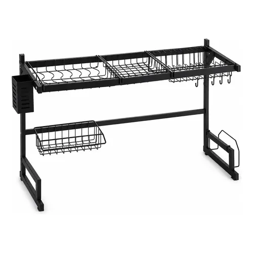 Escorredor De Louca Suspenso Pia Bancada 65cm Premium Preto