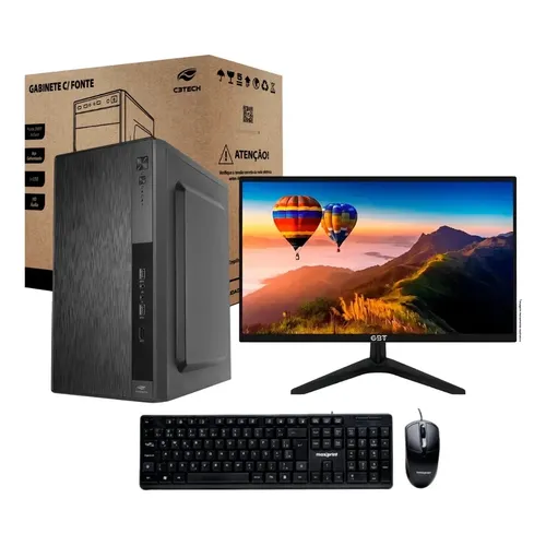 Computador Completo Core I5 4a Geração 8gb Nvme Monitor 19 128 Gb 8 Gb Intel Hd Graphics 4600