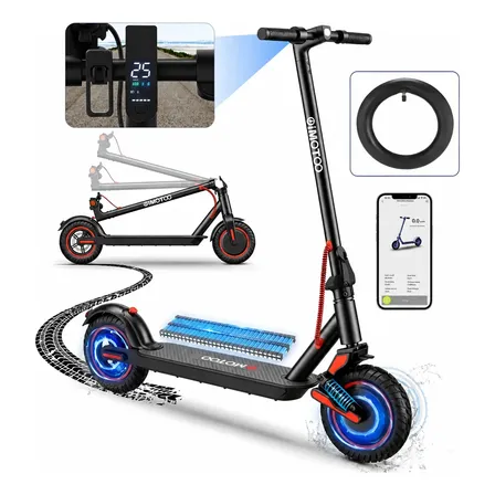 Patinete Elétrico Premium 500w Com Suspensão Autonomia 30km Preto