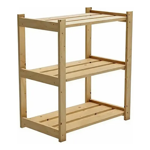 Armário Rustico 3 Prateleiras Decorativas Sapateira Moderna