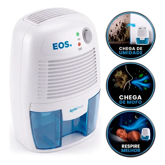 Desumidificador De Ar Eos Edu01 Antimofo 250ml Bivolt
