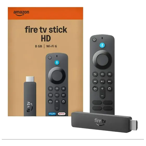 Amazon Stick Hd Fire Tv Full Hd Wi Fi 6 Controle De Voz