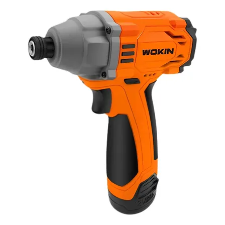 Parafusadeira Furadeira 12v Bateria Com Luz De Led Wokin Laranja 12v