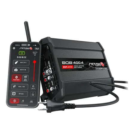 Modulo Amplificador Ds Player Bob 400.4 Ac 110/220v Radio Bt