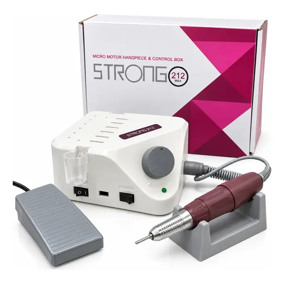 Lixadeira Profissional Motor Strong 212 Max 50.000 Rpmbivolt