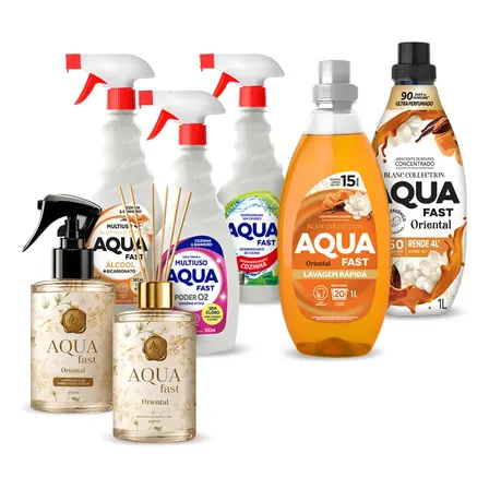Kit Aquafast Blanc Collection Oriental Premium 7 Em 1