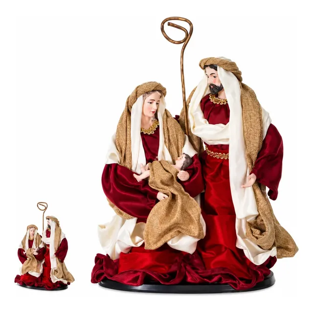 Sagrada Familia (dourado Vermelho) 25cm