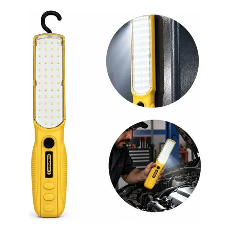 Lanterna Led Recarregável Usb Com Gancho Oficina Mecânico