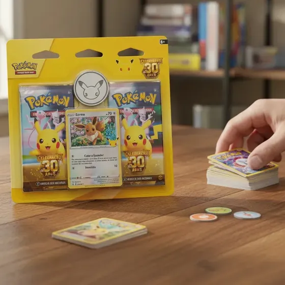Pré-venda Pacote Duplo Comemoração 30 Anos Pokémon