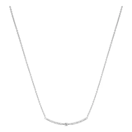 Colar Life Vênus Em Prata 925 Com Pedras Incolores, 50cm