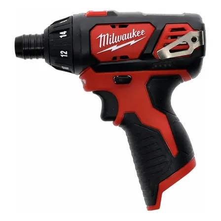 Parafusadeira 1/4 M12 12v Milwaukee Sem Bateria 2401-20 Vermelho 12v