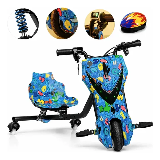 Patinete Elétrico Triciclo Infantil Drift 450w 120kg