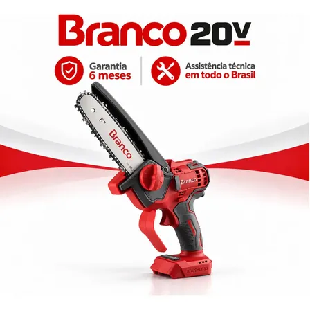 Mini Eletrosserra Branco Bsp 20v Brushless Sabre 6