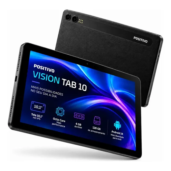 Tablet Positivo Vision Tab 10 128gb 4gb 4g Android 13