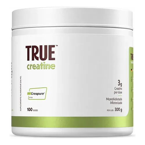 True Creatine Monohydrate Creapure 300g True Source Sem Sabor