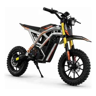 Bicicleta Elétrica Panda Pd100 36 V 10,4 A Para Adolescentes Laranja E Prata 14