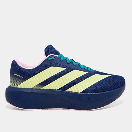 Tênis adidas Latin Run 3.0 Corrida Caminhada Treino Azul 38 Br