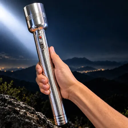 Lanterna Tática Led W500 Gigante 100% Alumínio Cnc 1500mts