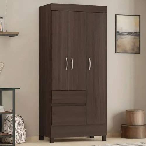 Guarda Roupa 3 Portas Wind Café Cafe