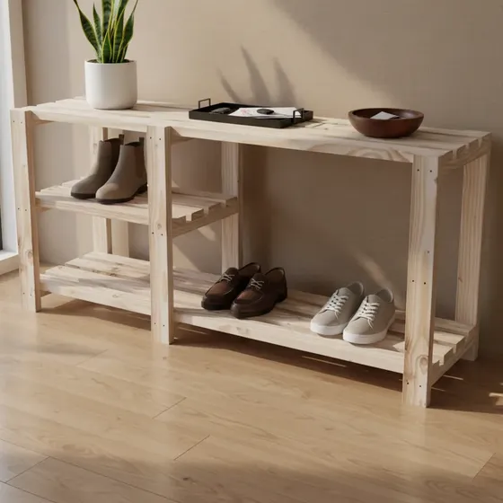 Sapateira De Sala Reforçado Suporta Até 80kg Simples Oferta