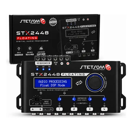 Processador Crossover Floating Stx2448 Entrada Rca E Fio