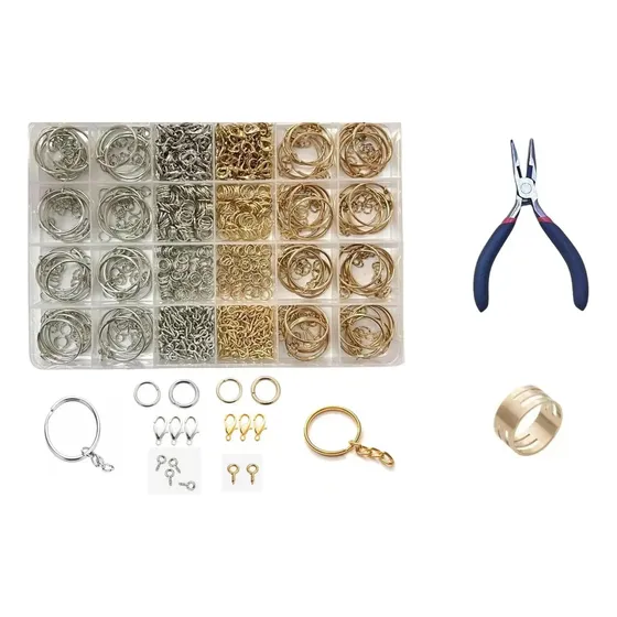 Chaveiro 882 Pecas Kit De Materiais Para Fazer Chaveiro