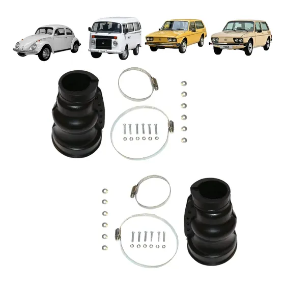 2 Coifa Eixo Cambio Fusca Todos Variante Brasilia Kombi