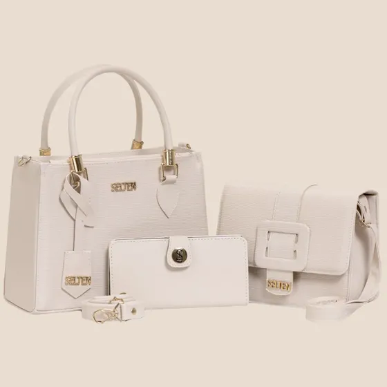 Kit Bolsa Feminina 3 Peças Promoção Relâmpago Só Hoje